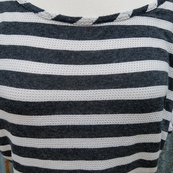 *$3 FOR $15* Kira Striped Dolman Sleeve Crop Top - Picture 7 of 8